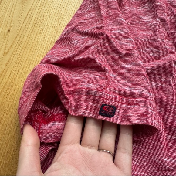 POINT ZERO RED V NECK LONDON PRINT TEE - L - Picture 10 of 12